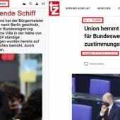 Gefälschter Zeitungsbericht