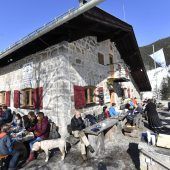 Der Hüttenwirt, der seinen Schnee verliert