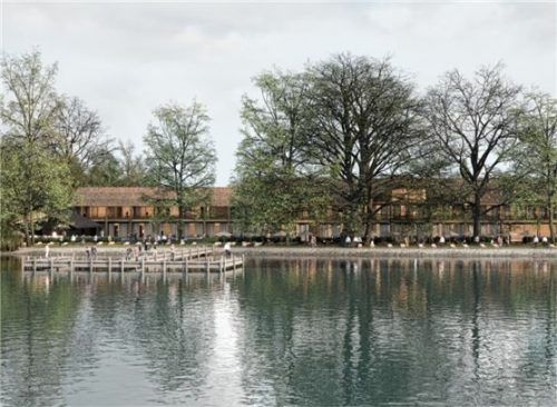 Aus Sicht des Ufers ist diese Fassade geplant. Foto repro