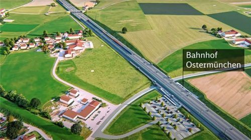 Bahnhof auf der grünen Wiese? Nein, danke, sagen die Ostermünchner – und drängen auf eine Überarbeitung der Bahn-Planungen. Bahn