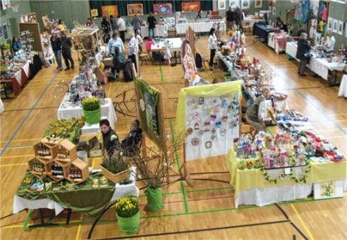 Blick auf den Ostermarkt in der Max-Joseph-Halle vor der Corona-Pandemie.Foto Greiner