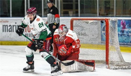 Der Schuss von Florian Krumpe schlug rechts oben im Tor ein. Max Brandl nahm Keeper Berger die Sicht.