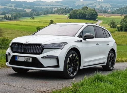 Der Skoda Enyaq iV Sportline 80x. Auto-Medienportal.Net/Frank Wald