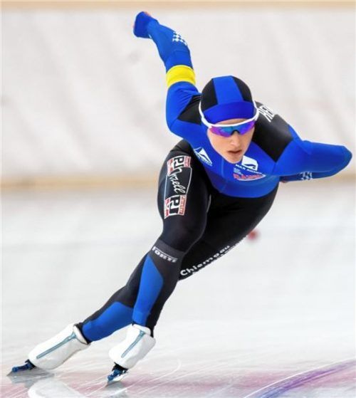 Die Inzeller Eisschnellläuferin Josephine Heimerl schloss die Studenten-WM erfolgreich ab.Foto Ernst Wukits