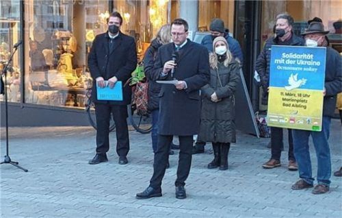 Emotionale Rede von Bürgermeister Stephan Schlier.