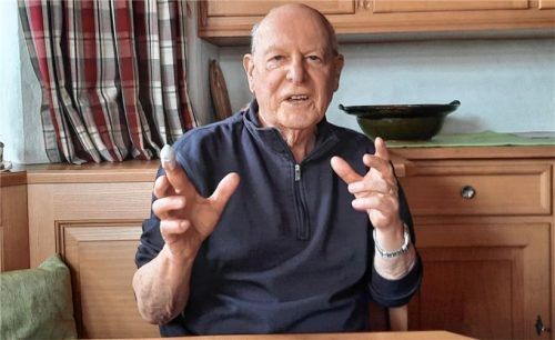 „Es konnte immer sein, dass man eine fängt“: Peter Weigel erzählt von Algasing. Foto Weiser