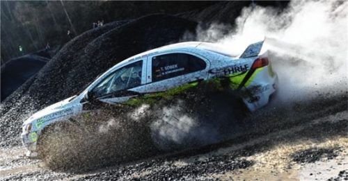 Im Steinbruch kämpften sich Thomas Sobek und Nicole Scheungraber auf den dritten Rang.Foto Foto Sobek