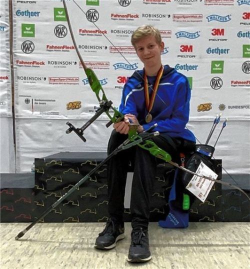 Kilian Mayer ist Meister in der Schülerklasse A. Foto Holzner