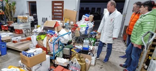 Kistenweise Hilfsgüter für die Ukraine hat der Verein zur Förderung der Partnerschaft mit Volovec inzwischen erhalten.Foto Ammelburger