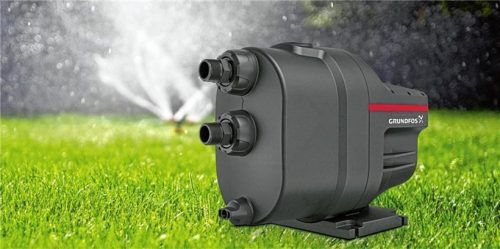 Klein, kompakt, leistungsstark: Das Hauswasserwerk Scala1 von Grundfos leistet mit seinen zahlreichen Funktionen und einer Bluetooth-Schnittstelle einen wichtigen Beitrag zum ressourcenschonenden Regenwasser-Management in Haus und Garten. Foto epr/Grundfos