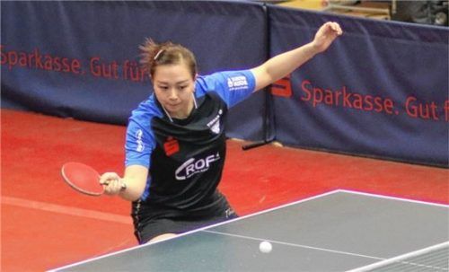 Kolbermoors Spielerin Yuan Wan darf sich trotz des verpassten Einzugs in das Grand-Smash-Hauptfeld über zahlreiche Weltranglistenpunkte freuen.Foto gerhard erlich