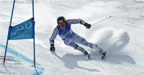 Matthias Kagleder verpasste eine gute Platzierung durch einen groben Schnitzer im zweiten Durchgang.Foto Wegscheider