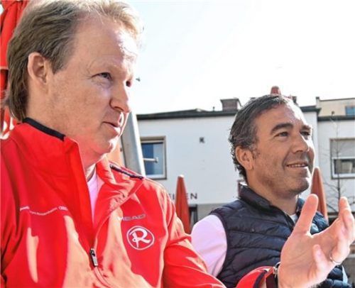 Mitten in den Vorbereitungen auf die neue Saison: Thomas Detterbeck (links) und Dieter Dörfler.Foto Ziegler