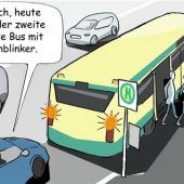 Ratgeber: Was gilt an der Bushaltestelle?