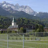 G7-Schloss wird zur Sperrzone