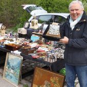 Flohmarkt-Comeback an der Parkharfe