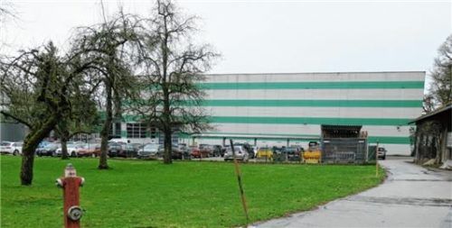 Auf diesem Areal des Salus-Firmengeländes wird das BHKW gebaut.Foto Baumann