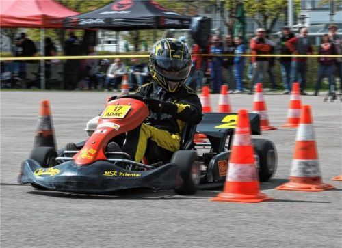 Aurelio Pellkofer vom MSC Priental nutzte seinen Heimvorteil und gewann in der Klasse der Zehn- und Elfjährigen. (Foto: Stefanie Pahlke-Sach).Foto Privat