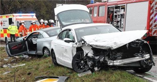 Bei dem Unfall entstand ein Sachschaden von etwa 25000 Euro.Foto Barth