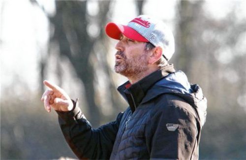 Bruckmühls Trainer Maik Blankenhorn kassierte mit seinem Team eine bittere Heimniederlage. Foto Wolfgang Fehrmann