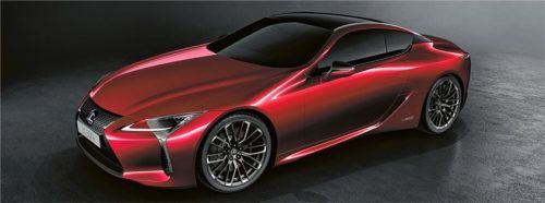 Coupé und Cabrio sind in den Außenfarben Vulcanorot, Iridiumsilber, Fujiweiß und Grafitschwarz verfügbar. Foto Autoren-Union Mobilität/Lexus