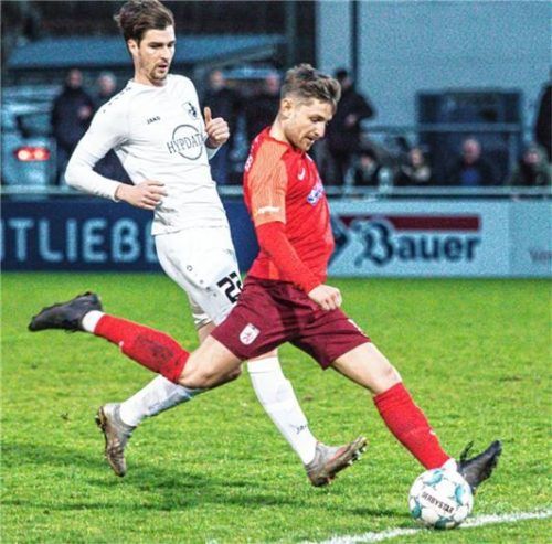 Dem TSV Wasserburg und Michael Barthuber fehlte die nötige Durchschlagskraft.Fotos John Cater