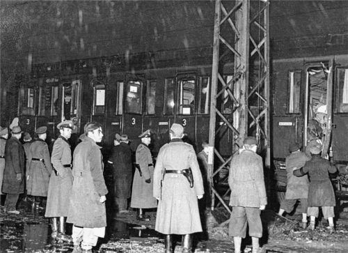 Deportation der Juden aus München am 20. November 1941. Foto Stadtarchiv München