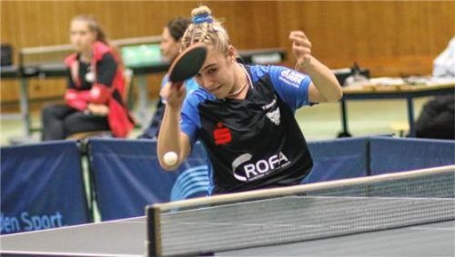 Die Kolbermoorerin Naomi Pranjkovic gewann neben der Silbermedaille im Mixed auch noch Gold im Einzel und im Doppel. Fotos Gerhard Erlich