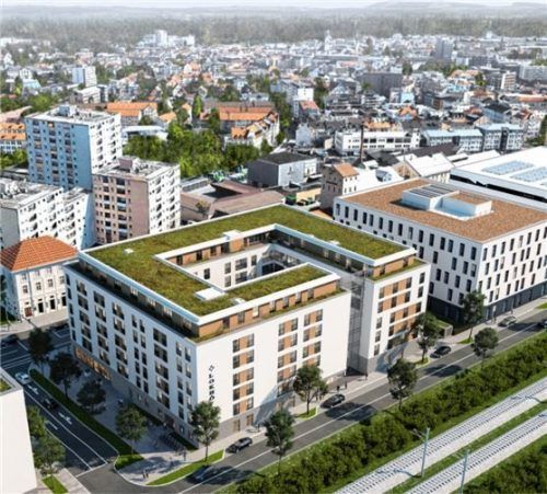 Ein Blick in die Zukunft: Auf dem Gelände der einstigen Lokhöfe soll unter anderem eine Kombination aus Senioren- und Studentenwohnen entstehen. Imogent