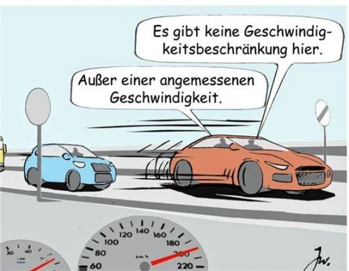 Eine wichtige Frage bei der Mithaftung: Hätte bei Tempo 130 der Unfall vermieden werden können? Foto AUM/Goslar Institut