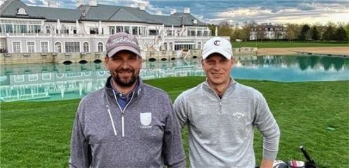 Florian Pusch und Markus Storch (von links) zeigten eine gute Leistung in Wien. Foto Privat