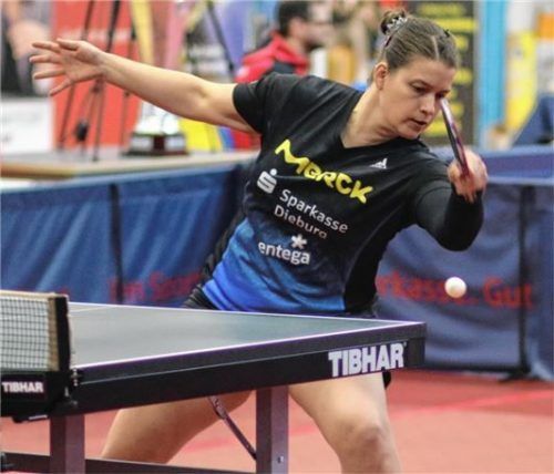 Kolbermoors Damen treffen mit der aktuellen Europameisterin Petrissa Solja auf eine der schillerndsten Spielerinnen der deutschen und internationalen Tischtennisszene. Foto Gerhard Erlich