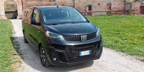 Neben dem kleinen Fiat 500 ist der E-Ulysse erst das zweite E-Mobil von Fiat. Foto aum/Fiat