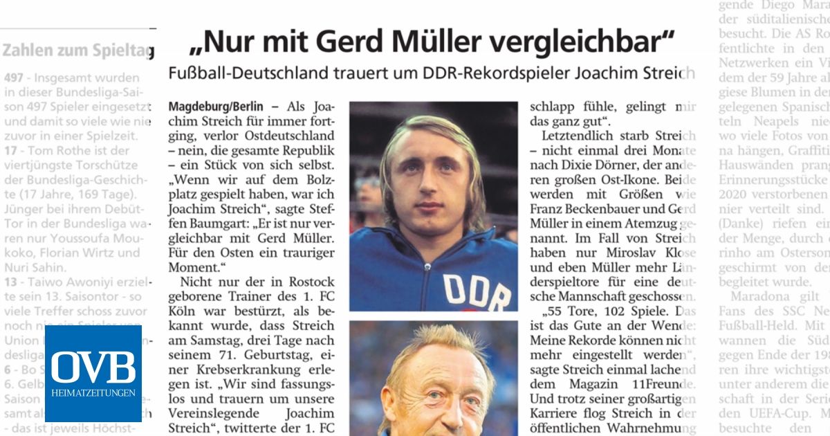  Nur Mit Gerd M ller Vergleichbar OVB Heimatzeitungen