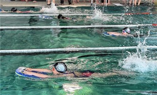 Tolle Wettkämpfe lieferte sich der lokale Schwimm-Nachwuchs beim Kreiskinderschwimmen. Foto Jan Hoffmann