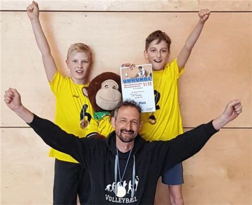 Überraschender Sieg: Nach Bronze in der U12 holte die U13 des TSV Gars Gold bei der oberbayerischen Meisterschaft. Foto privat