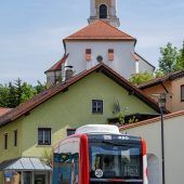 Der Bus kommt nach Anruf