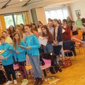 100 junge Sänger proben in Kolbermoor für die Toskana