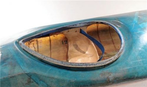 Das Olympia-Siegerboot des DDR-Sportlers Siegbert Horn, angefertigt von der Rosenheimer Firma Prijon.