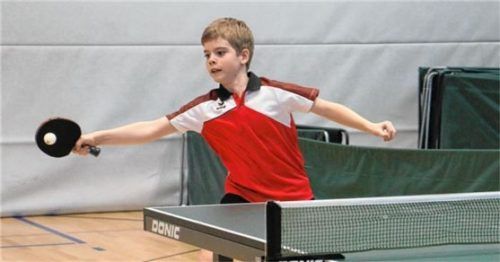 Der erst achtjährige Alexander Mayer vom SV DJK Heufeld gewann die Altersklassen 11 und 13. Foto Gerhard Erlich