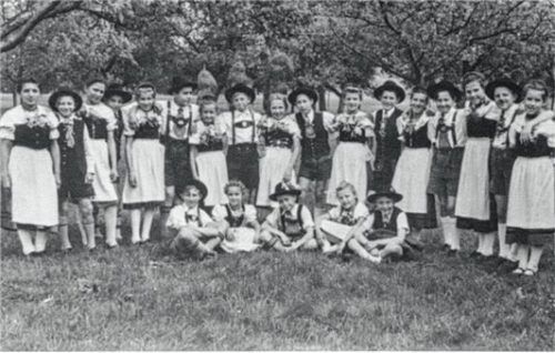 Die erste Jugendgruppe im Jahr 1947.