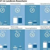 Zahl der Straftaten auf neuem Tiefstand