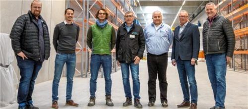 Die Projektverantwortlichen der Firmen Netzsch, Haumann & Fuchs und Nutz. Foto re