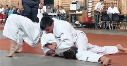 Drei Podestplätze feierten die Judoka des TuS Bad Aibling in Sachsenkam.Foto TuS Bad Aibling