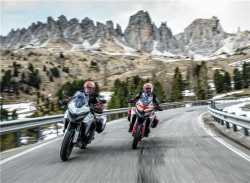 Ducati veranstaltet organisierte Probefahrten in den Alpen. Foto Autoren-Union Mobilität/Ducati