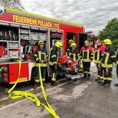 Von der Übung geht’s direkt zum Fest
