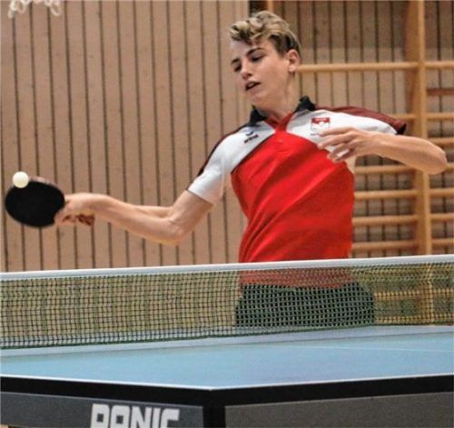 Kjell Reichardt schaffte für Heufeld gegen den TSV Stein-St. Georgen den Anschluss zum 1:2, konnte die Niederlage aber auch nicht verhindern.Foto Gerhard Erlich