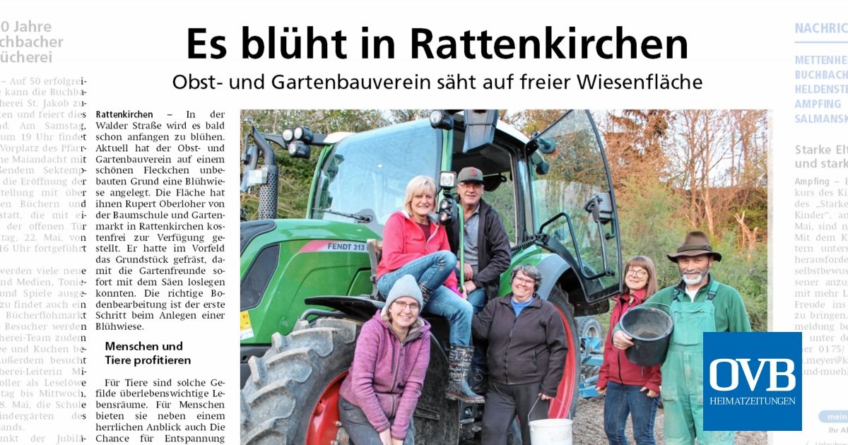 Es blüht in Rattenkirchen OVB Heimatzeitungen