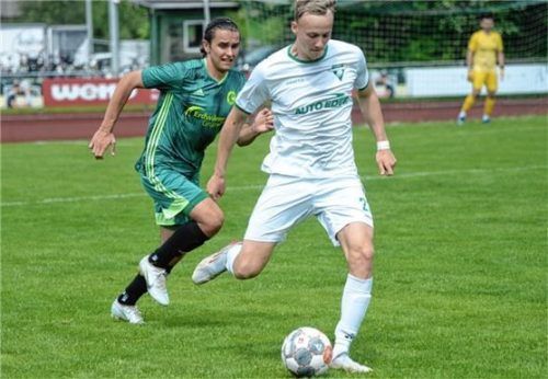 Stürmer Janik Vieregg war die Sportbund-Lebensversicherung in dieser Saison.Foto Franz Ruprecht