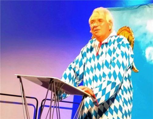 Wolfgang Krebs als Edmund Stoiber.Foto Giesen